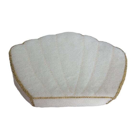 Nina Ricci Handbags - Vintage Nina Ricci L Air du Temps Parfums Beaded Clutch Bag